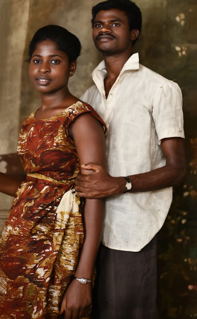 The young Architect Isaac Fola Alade and his wife Olayemi Fola-Alade