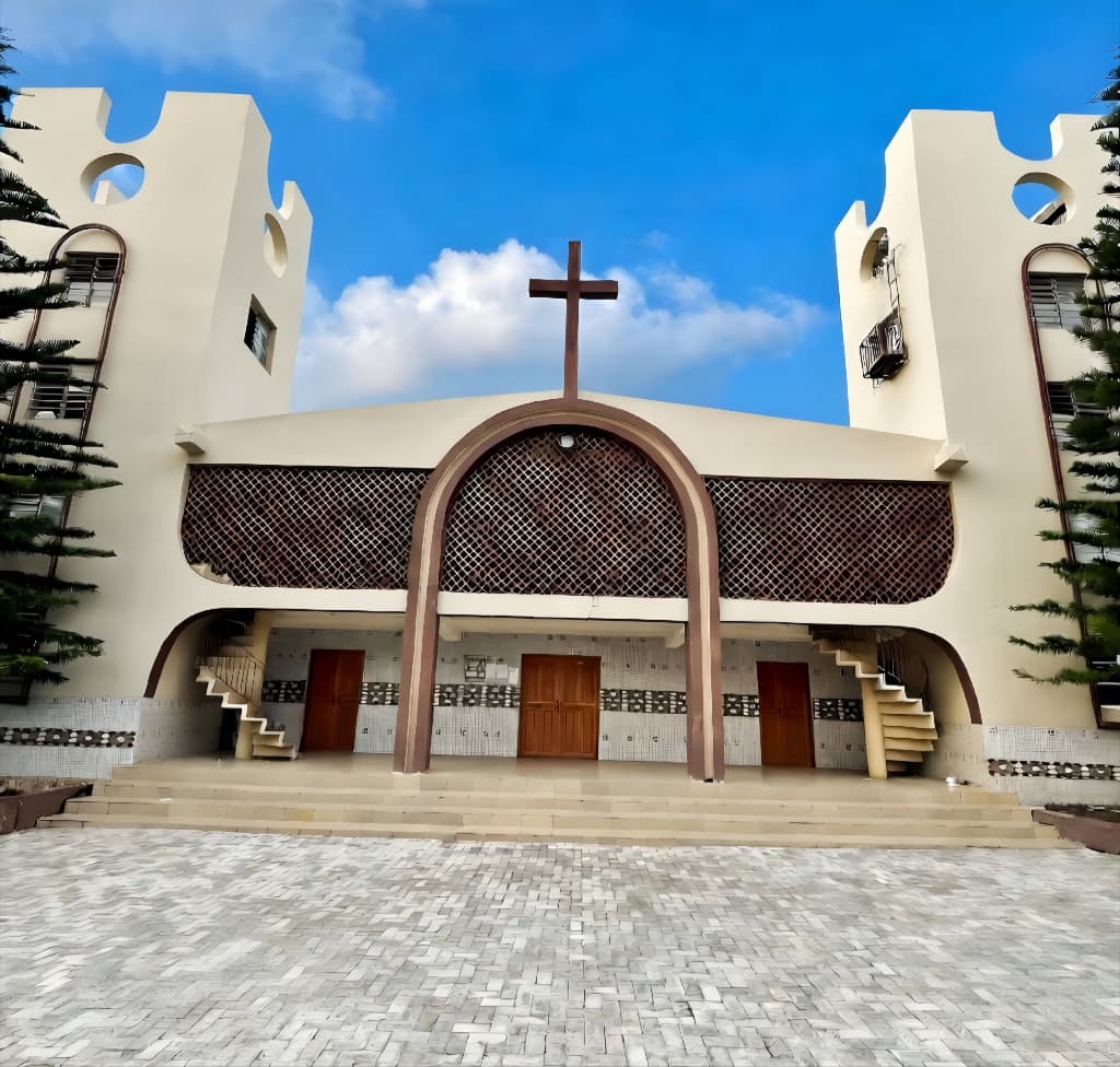 St Philips Anglican Church, Aramoko Ekiti — designed and built by Chief (Arc.) Isaac Fola Alade
