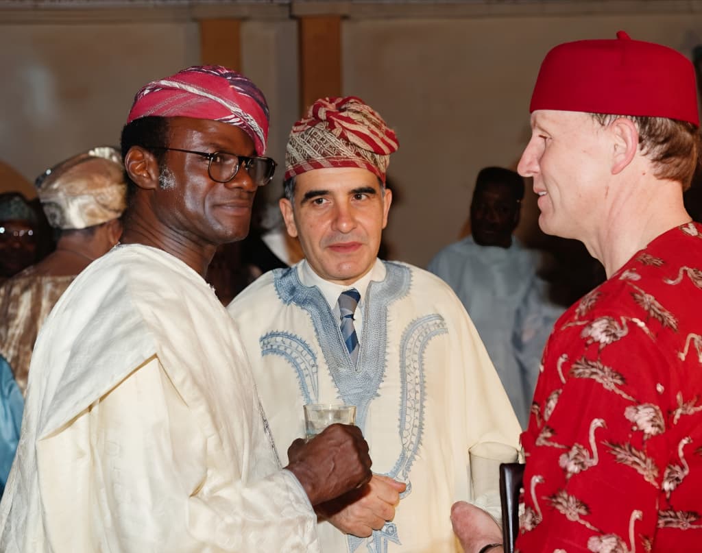 Chief Fola Alade hosting international guests