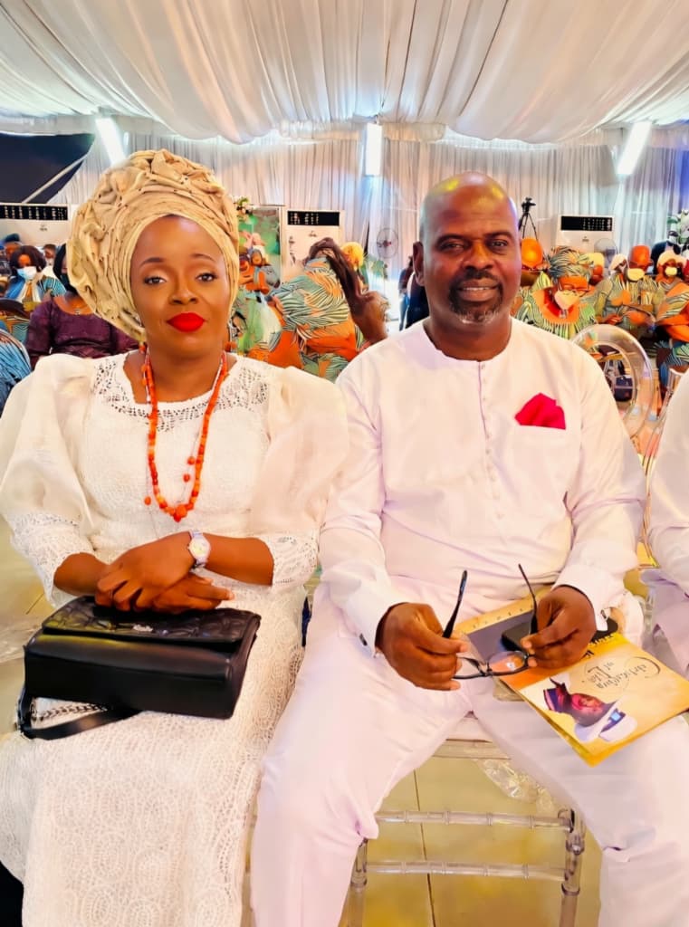 Arc. Kola Fola Alade and Dr (Mrs) Jumoke Fola Alade at the Celebration of Life Service of Songs in honour of Chief Isaac Fola Alade OFR.