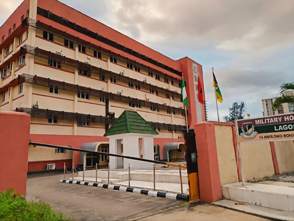 Military Hospital (Creek Hospital), Awolowo Rd, Ikoyi, Lagos.