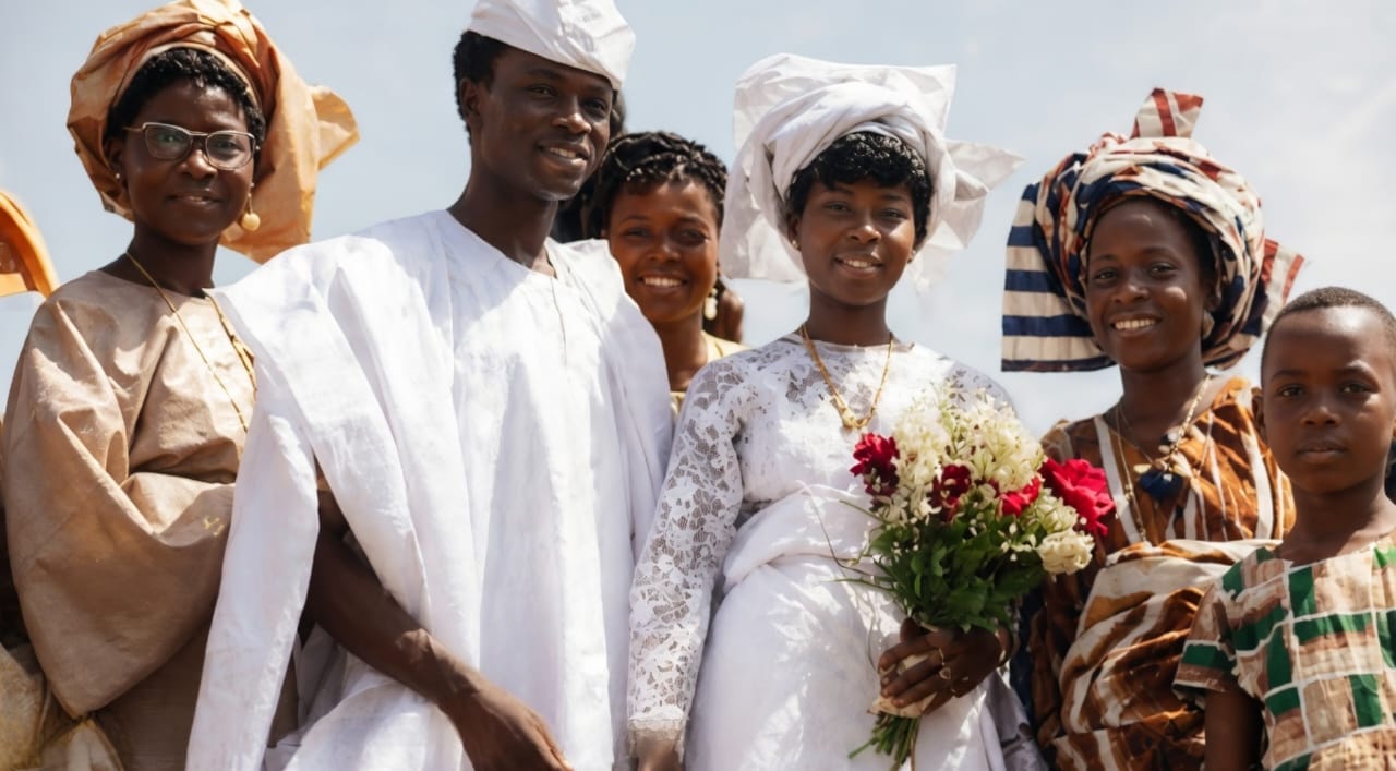 A Fola Alade family wedding celebration.